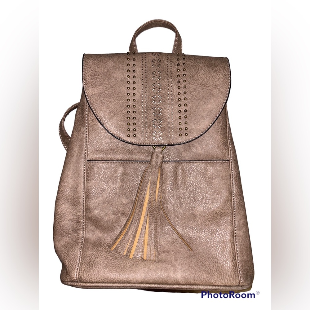 Embellished Backpack Purse